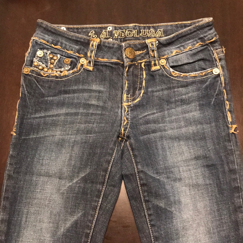 Studded LA Idol Jeans - Size 3 (worn once!)
